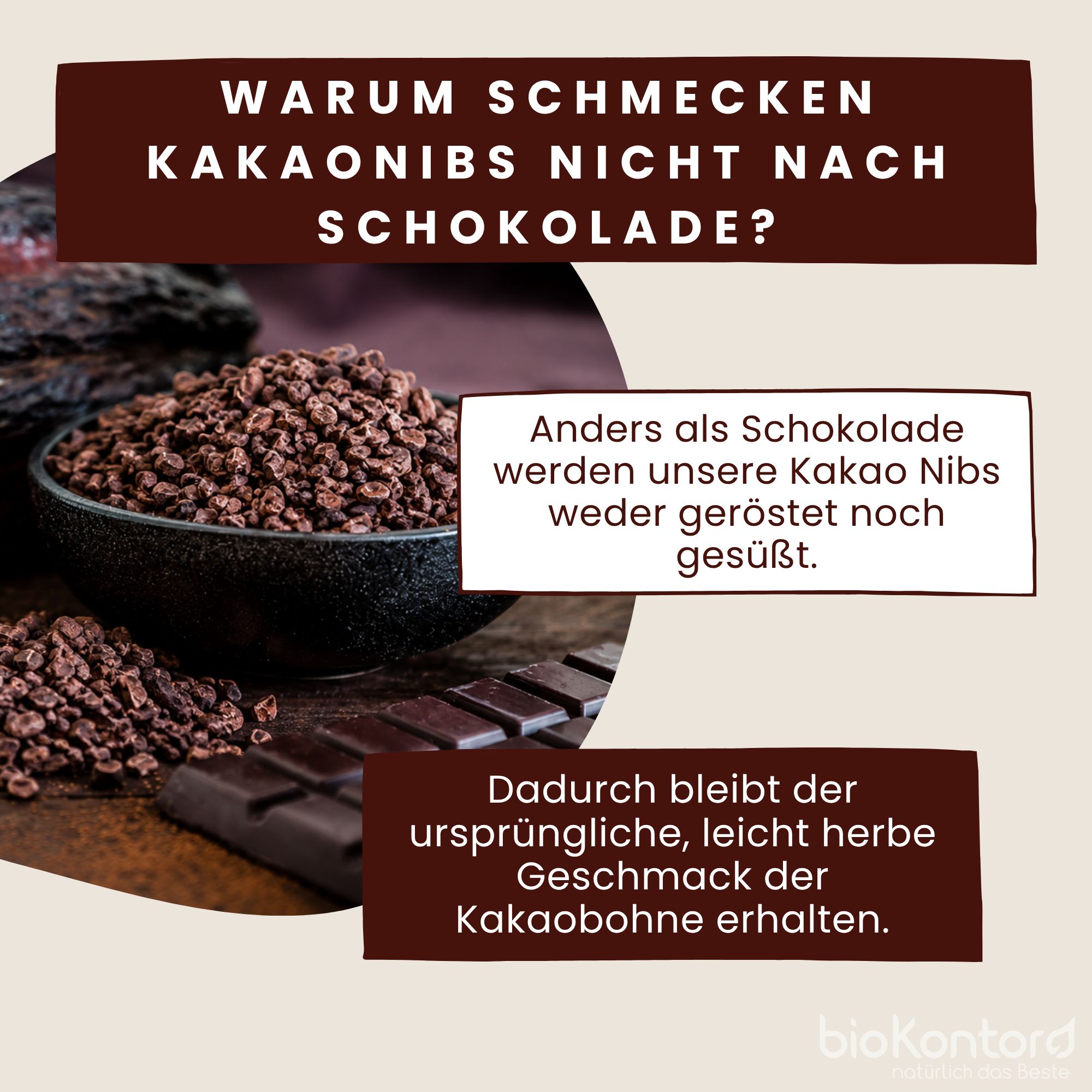bioKontor Kakaonibs ungeröstet