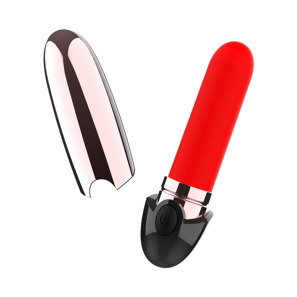 Minivibrator "Vibrating Lipstick" im Lippenstift-Design  | 10 Vibrationsmodi | Coquette