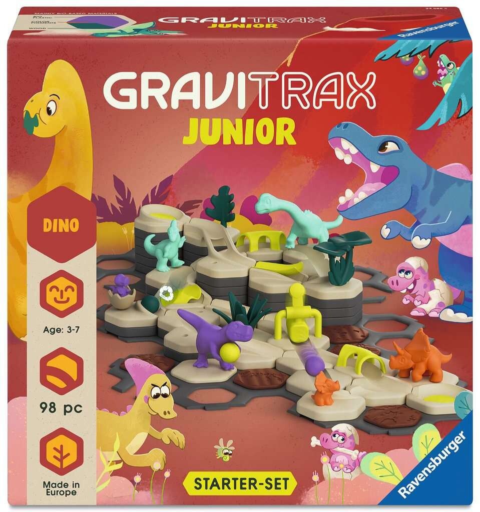 GraviTrax Junior Dino Starter-Set mit 98 Teilen, Alter 3-7.