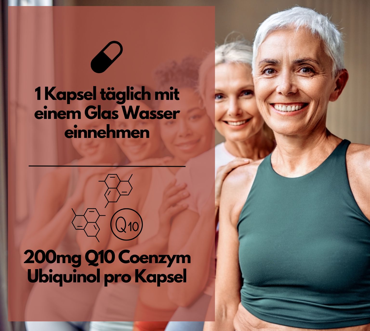 EXVital® Q10 Coenzym Kapseln (Ubiquinol), hochdosiert 200mg pro Tag
