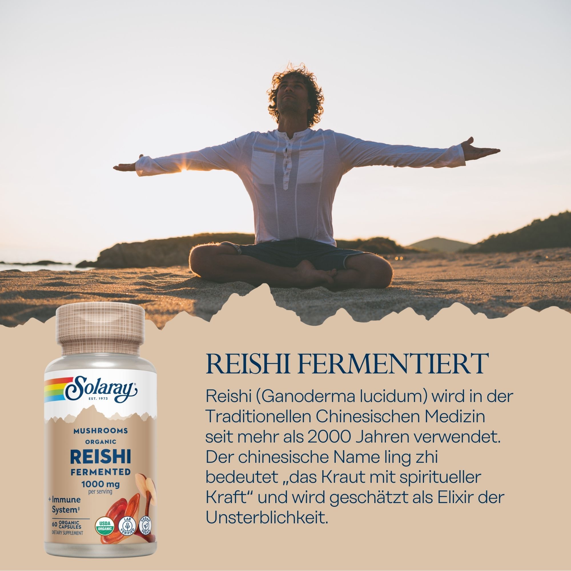 Solaray Reishi fermentiert