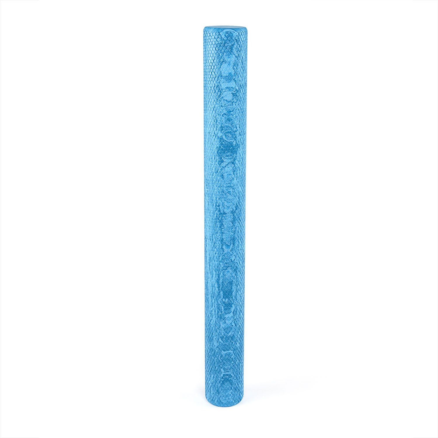 Pilates Rolle blau marbled,  extra lang