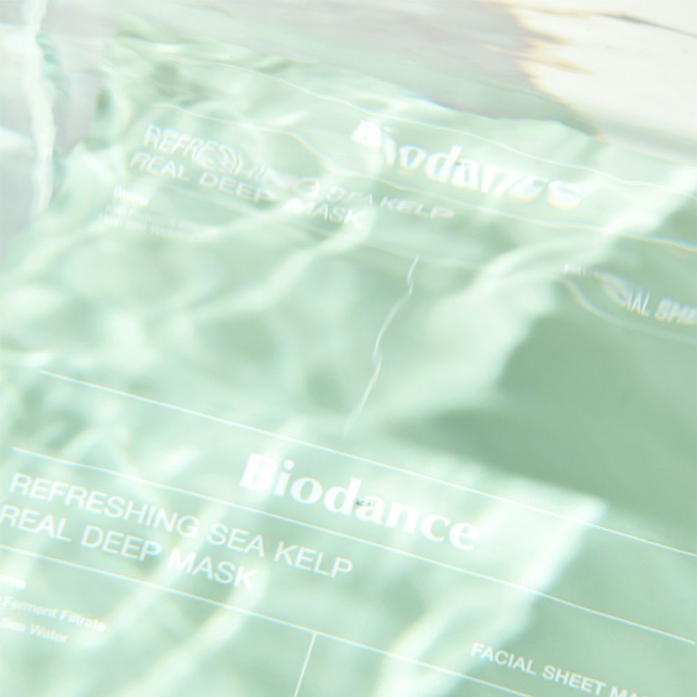 Biodance Refreshing Sea Kelp Real Deep Mask, Masken unter Wasser.