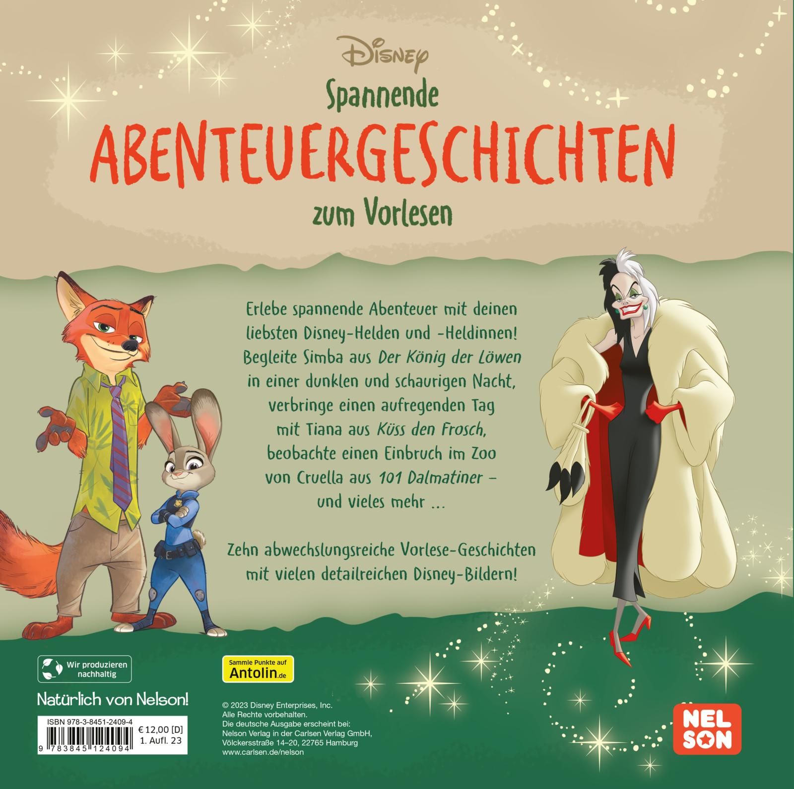 Disney: Spannende Abenteuergeschichten zum Vorlesen