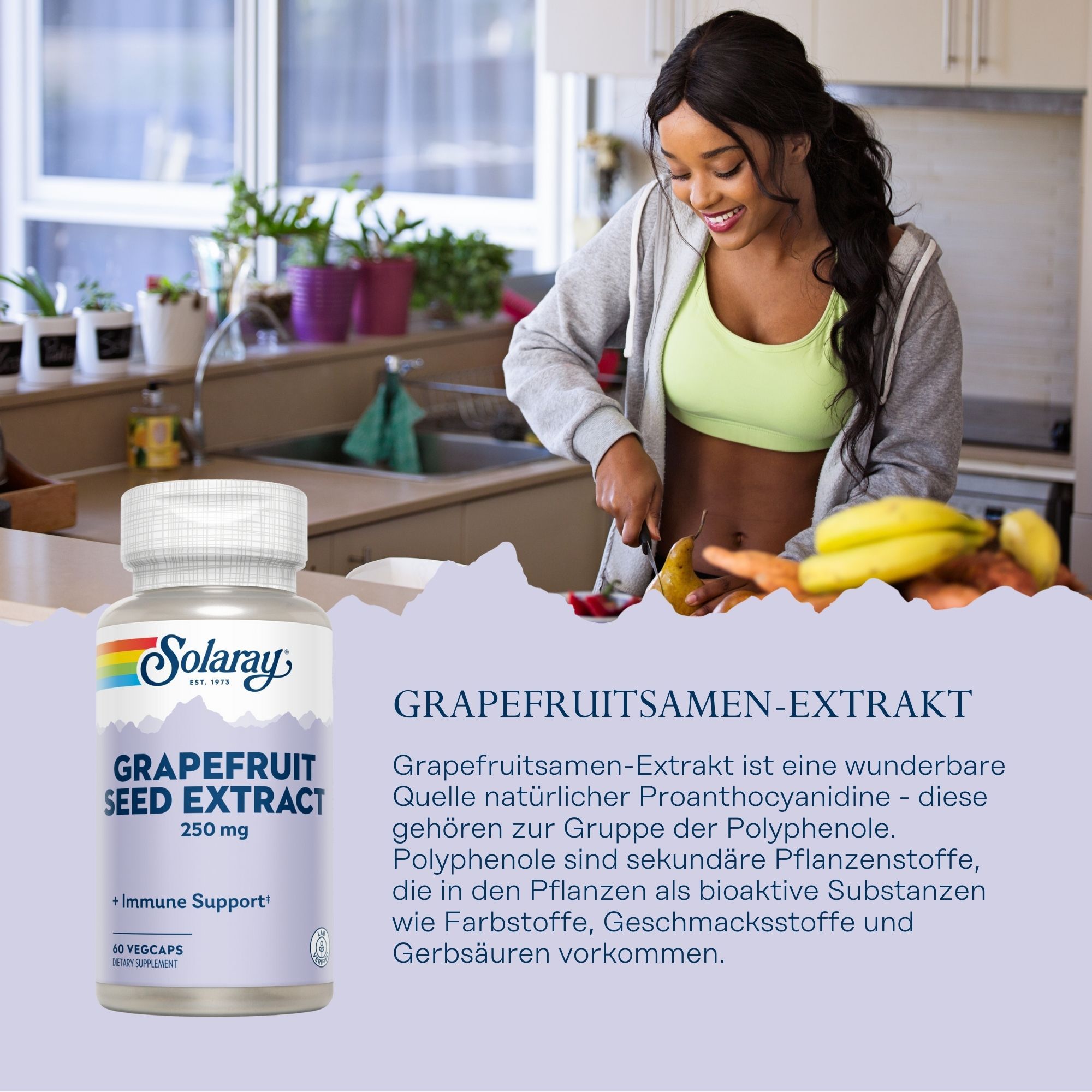 Solaray Grapefruitsamen-Extrakt 250 mg