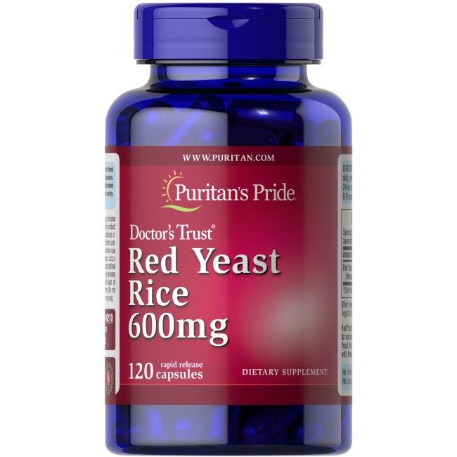 Puritan's Pride Roter Hefereis 600 mg