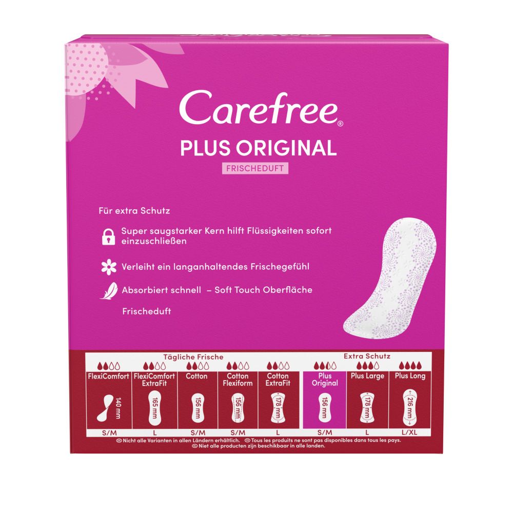 CAREFREE plus original Frischeduft Slipeinlagen