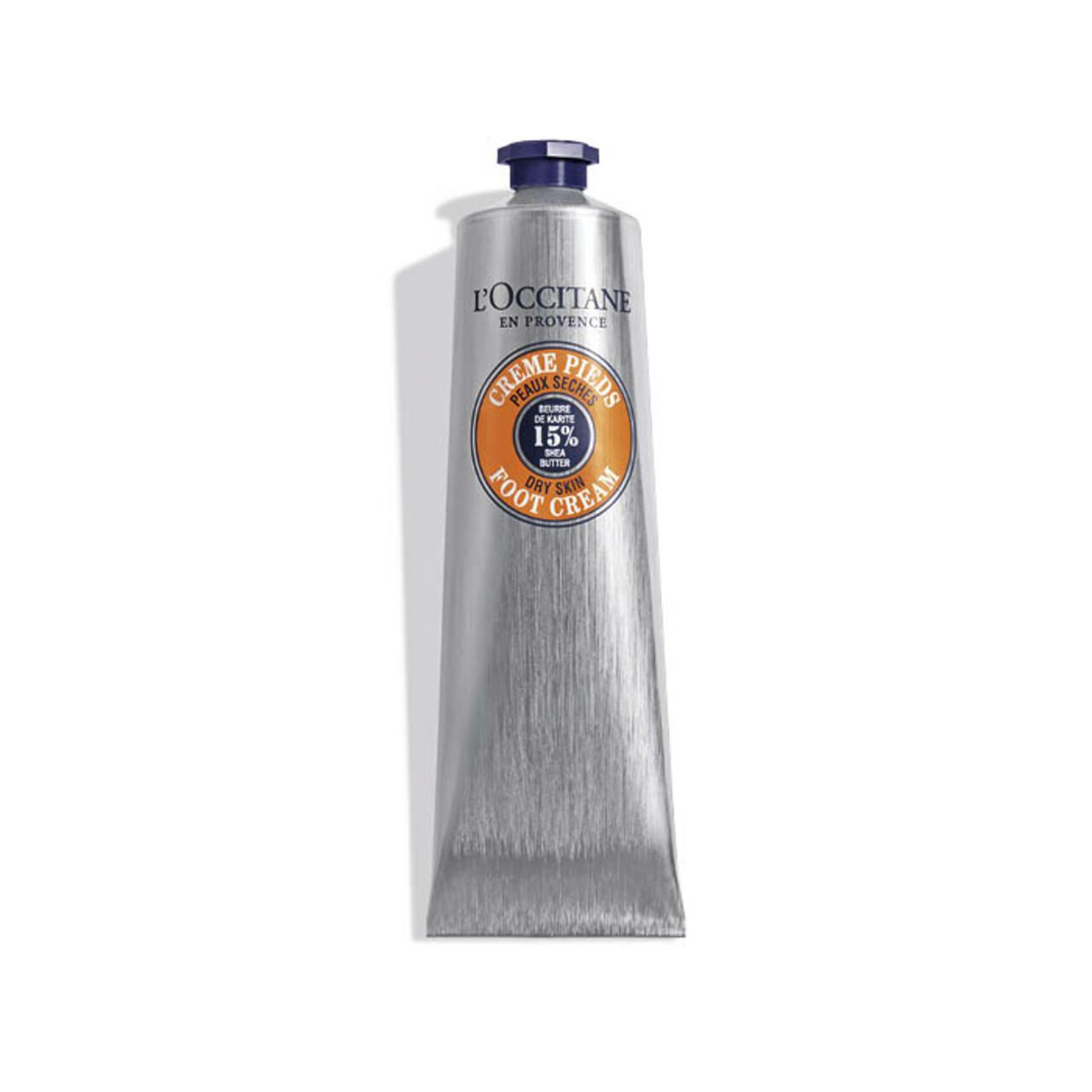 L'Occitane Shea Fußcreme Tube mit 15% Sheabutter.