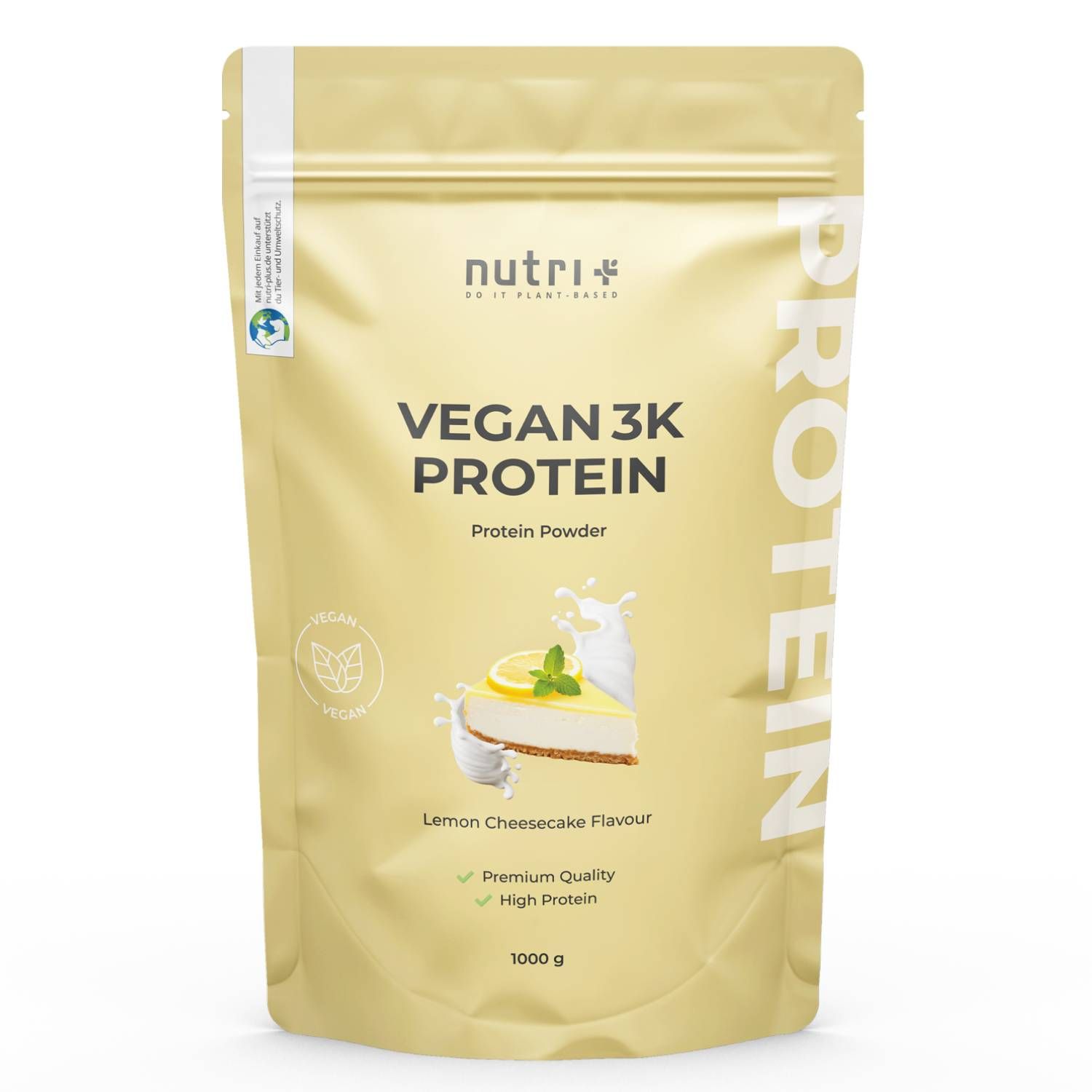 nutri+ Veganes Proteinpulver 3k