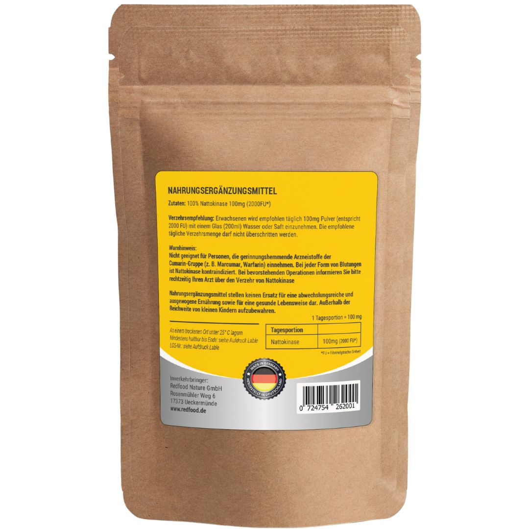 Redfood® Nattokinase Pulver 100g