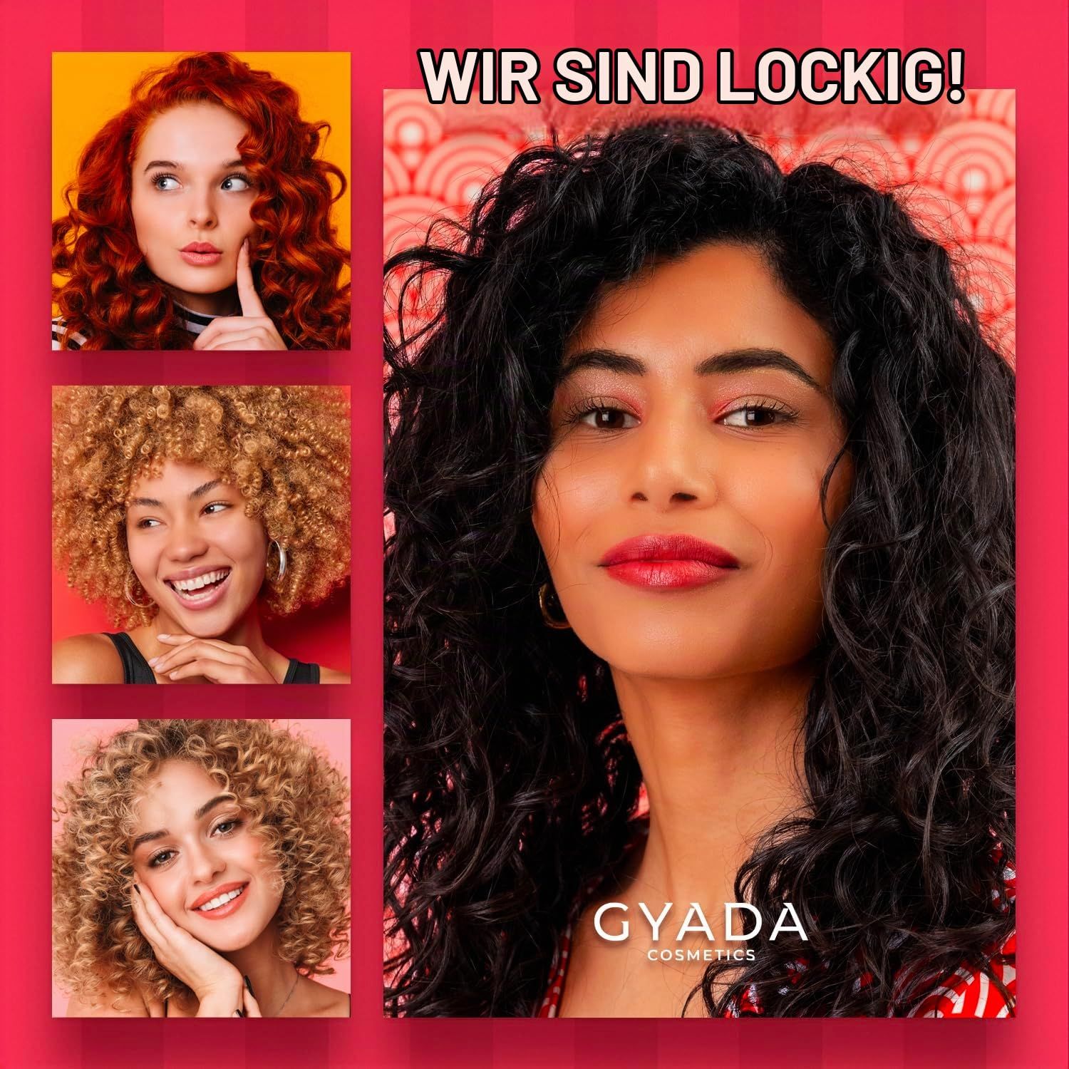 Gyada Cosmetics Locken-Definition Creme mit Aloe Vera und Arganöl.