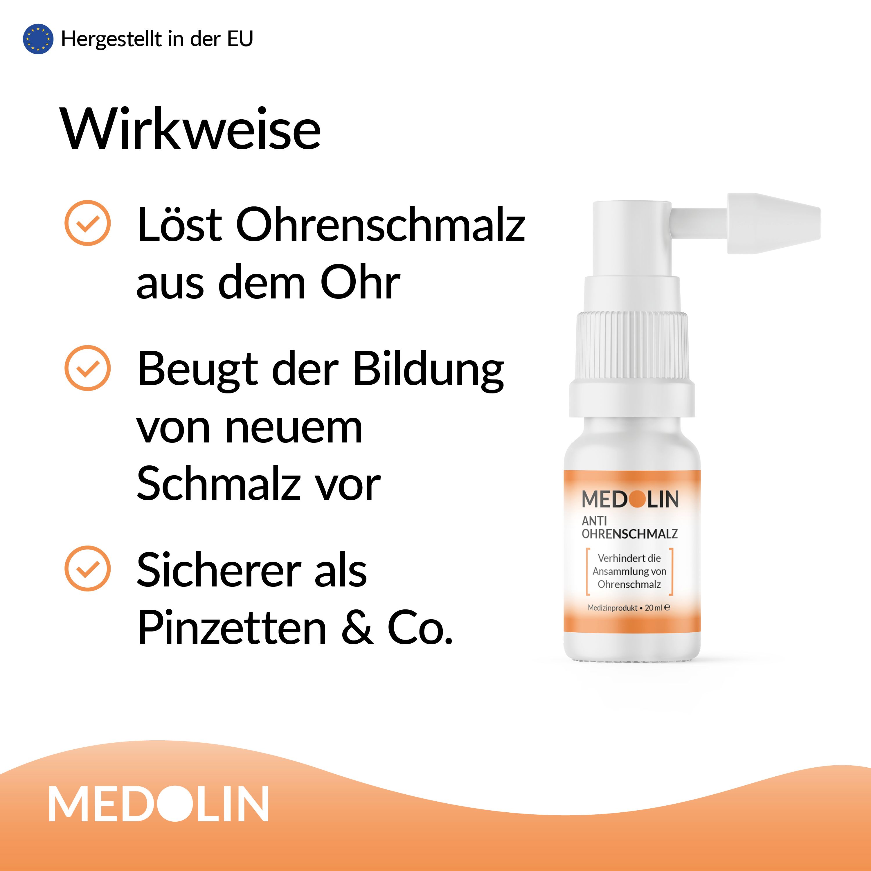 Medolin® Anti Ohrenschmalz 3er Set