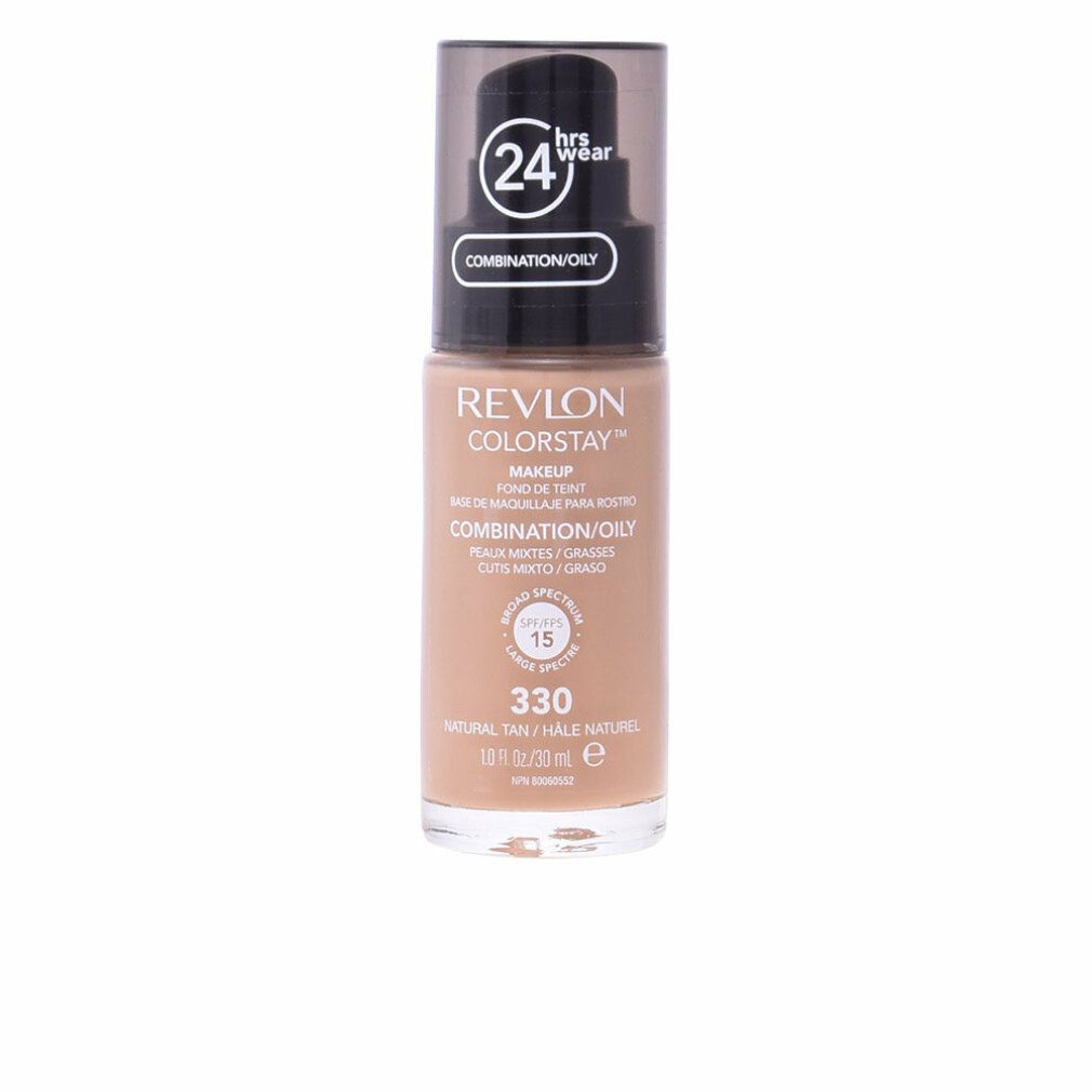 Revlon ColorStay Make-up, 330 Natural Tan, für ölige Haut, SPF 15.