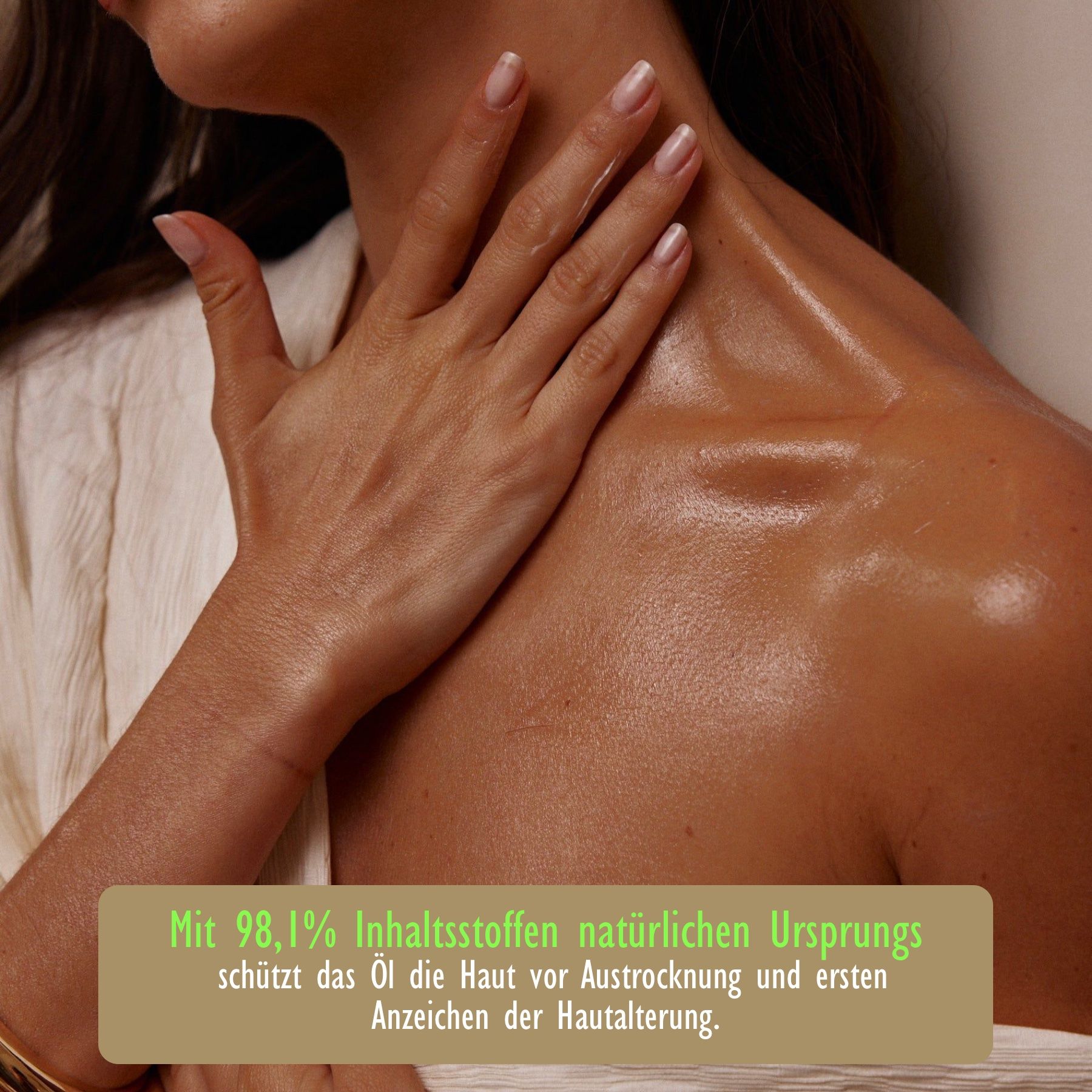 Hello Nature Hautöl mit Kokosnussöl für Körperpflege