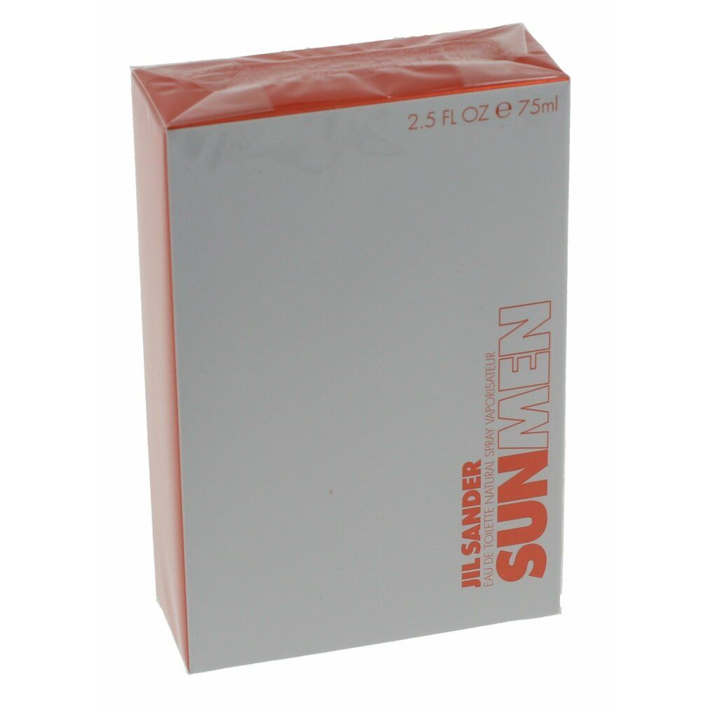 Verpackung mit "SUN MEN" Schriftzug und 2.5 FL OZ 75ml.