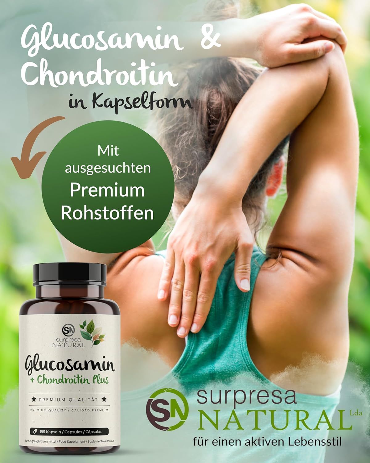 Surpresa Natural Glucosamin Chondroitin Kapseln