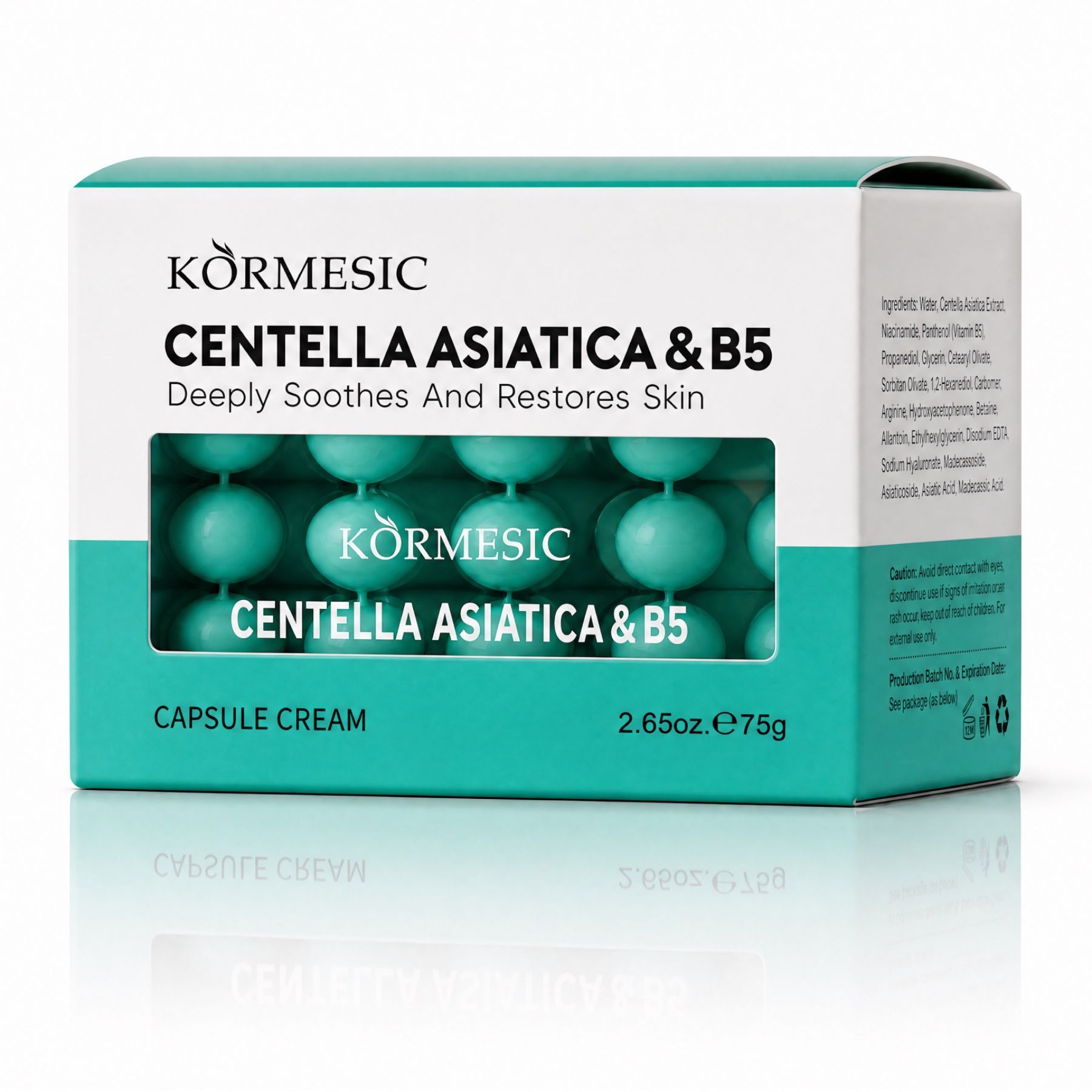 KORMESIC Gesichtscreme Centella Asiatica B5 Kapselcreme Beruhigend