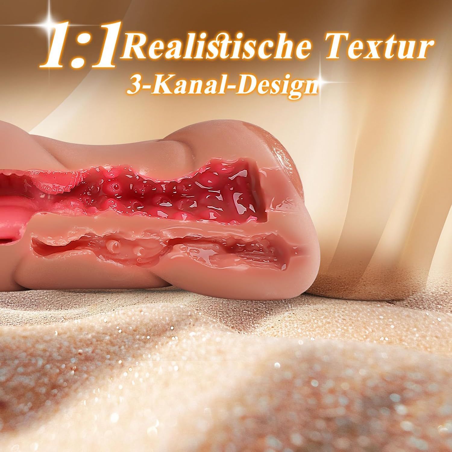 VIJISA manueller 3-in-1-Mehrkanal-Masturbator