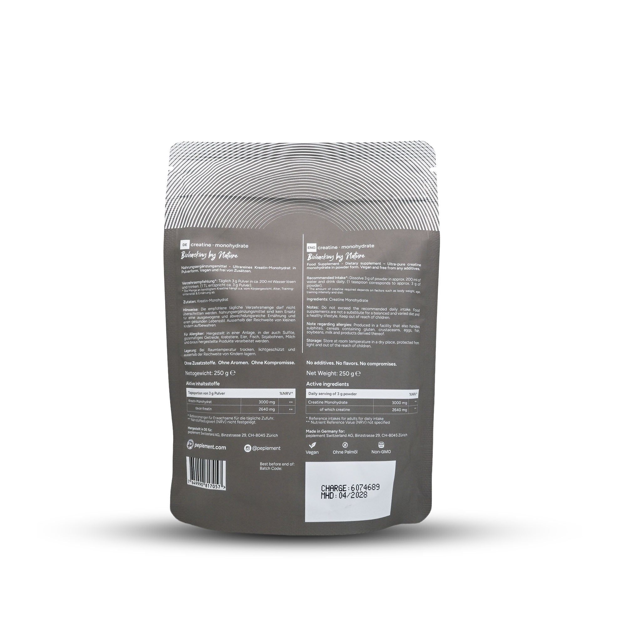 peplement Creatine Monohydrate 200 Mesh
