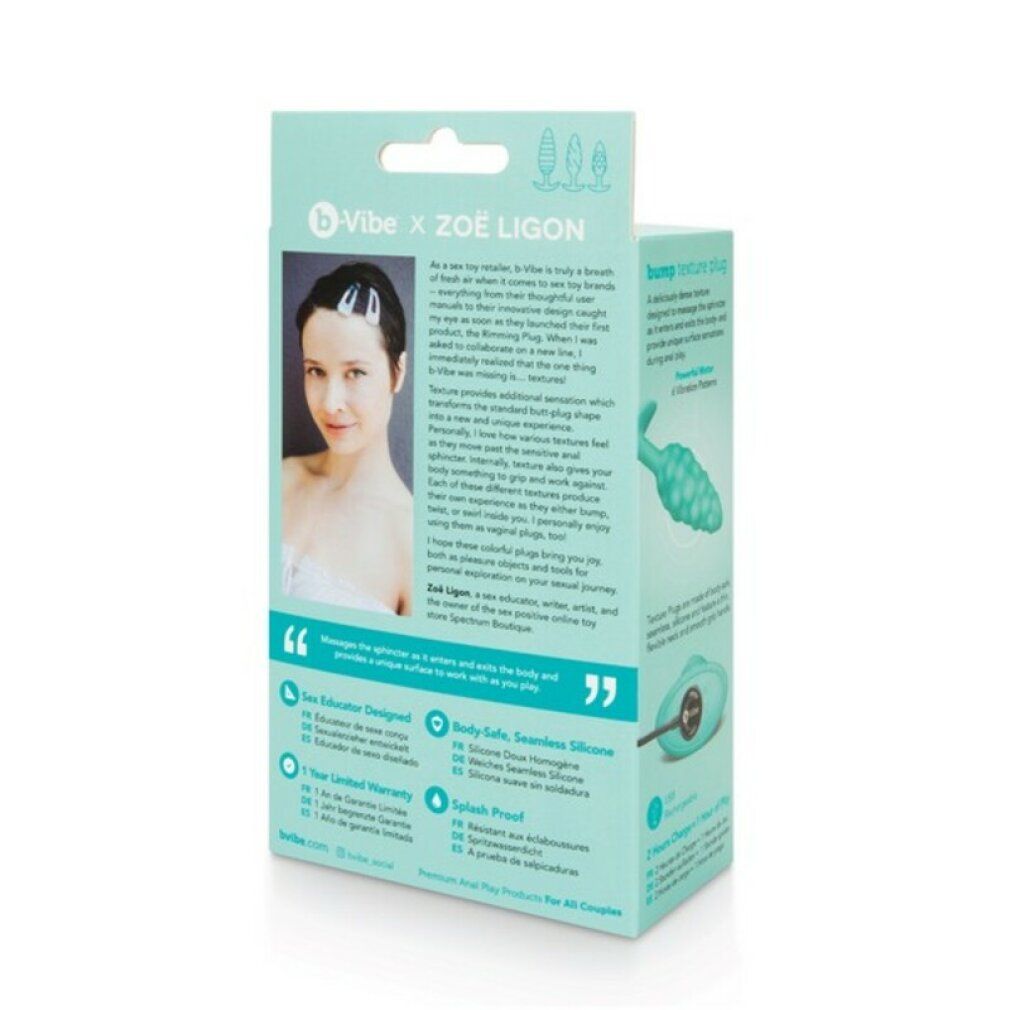 Rückseite der Produktverpackung. Text und Abbildungen des Produkts und seiner Eigenschaften.