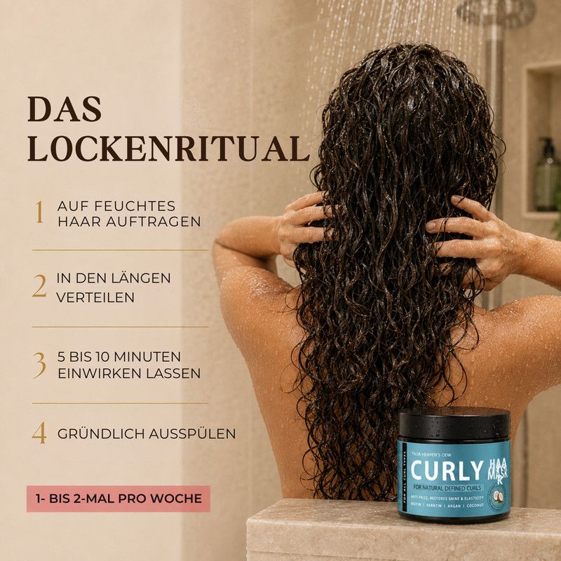 TALIA - Keratin-Haarmaske für Locken