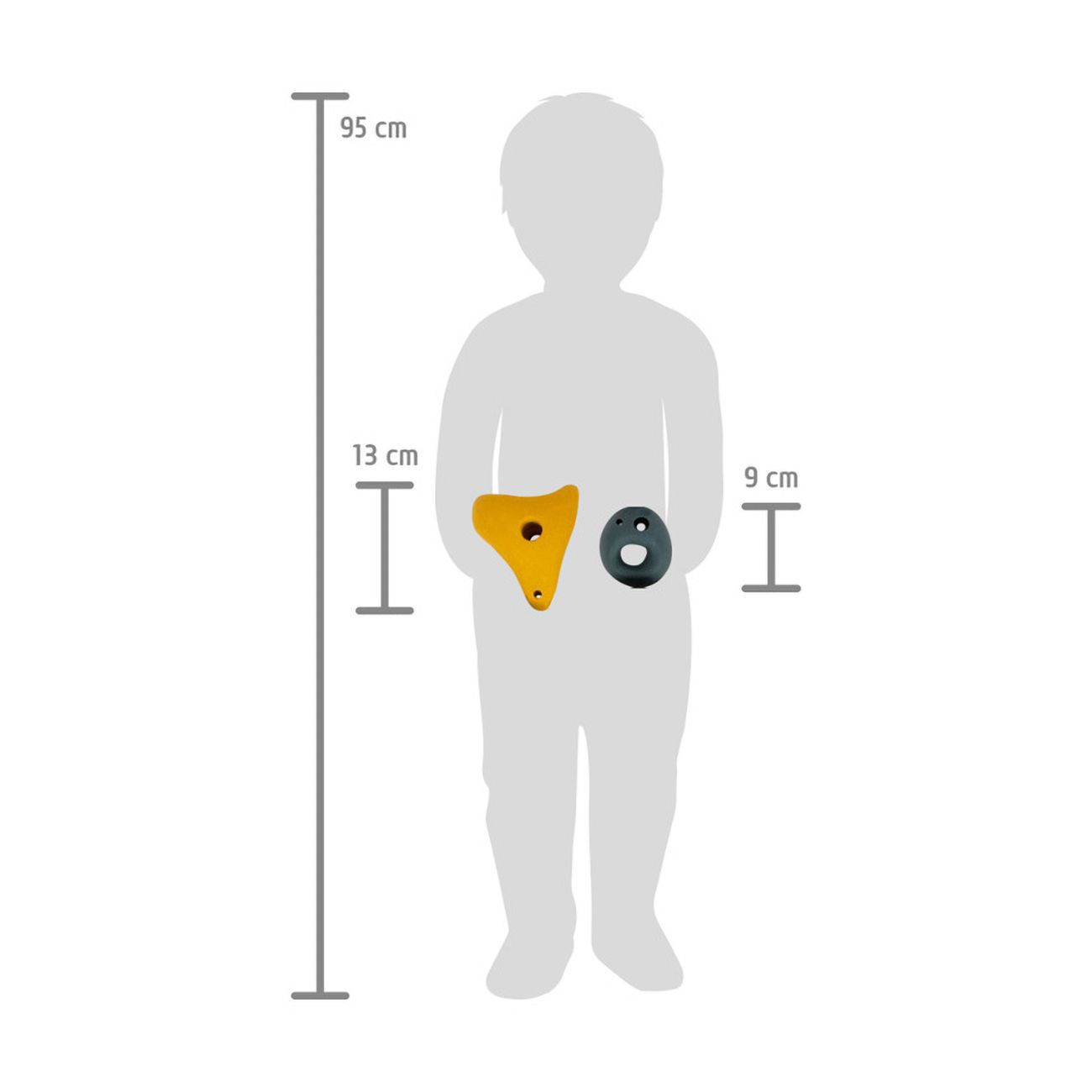 small foot Klettersteine Adventure