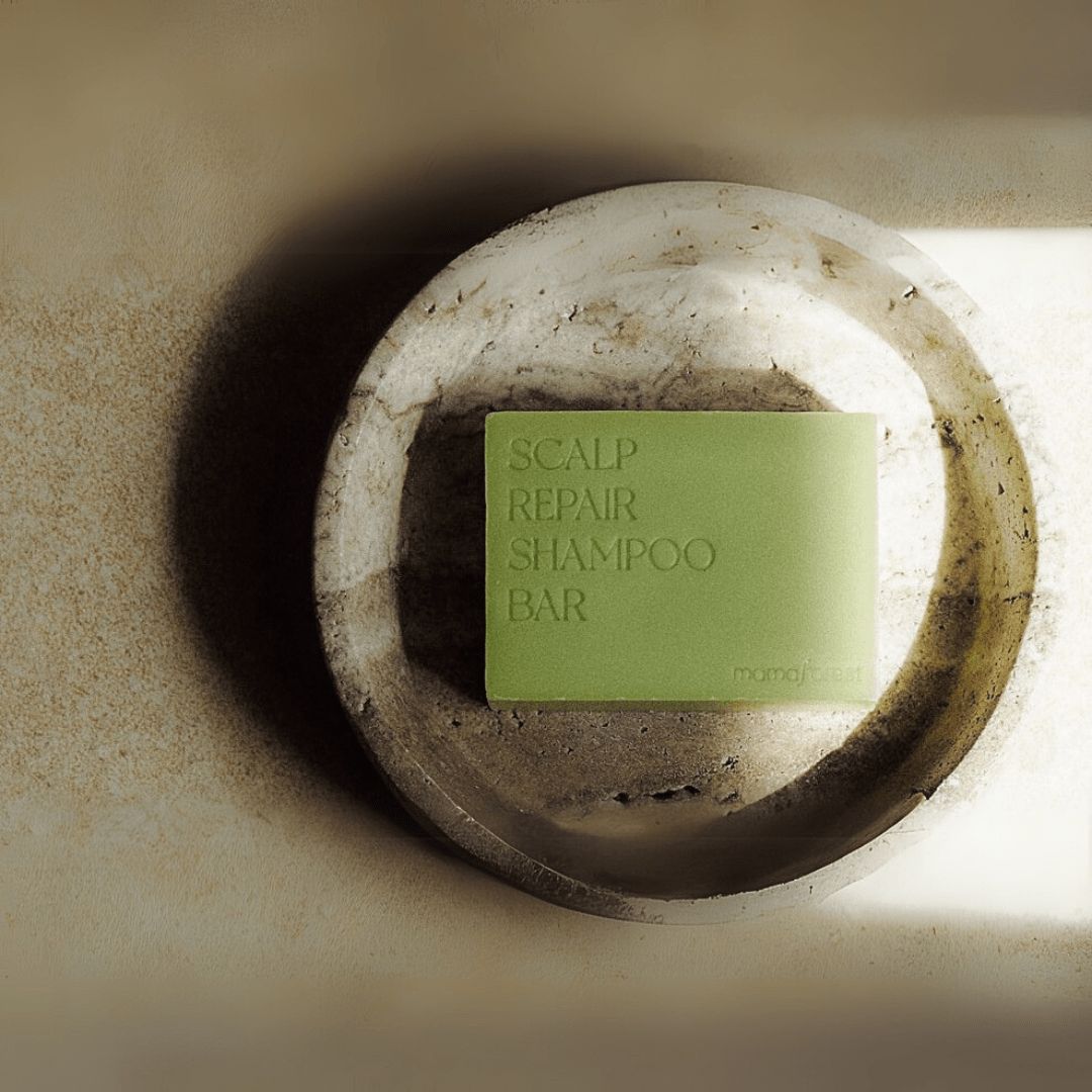 Mamaforest Scalp Repair festes Shampoo – K-Beauty Shampoo Bar für empfindliche Kopfhaut