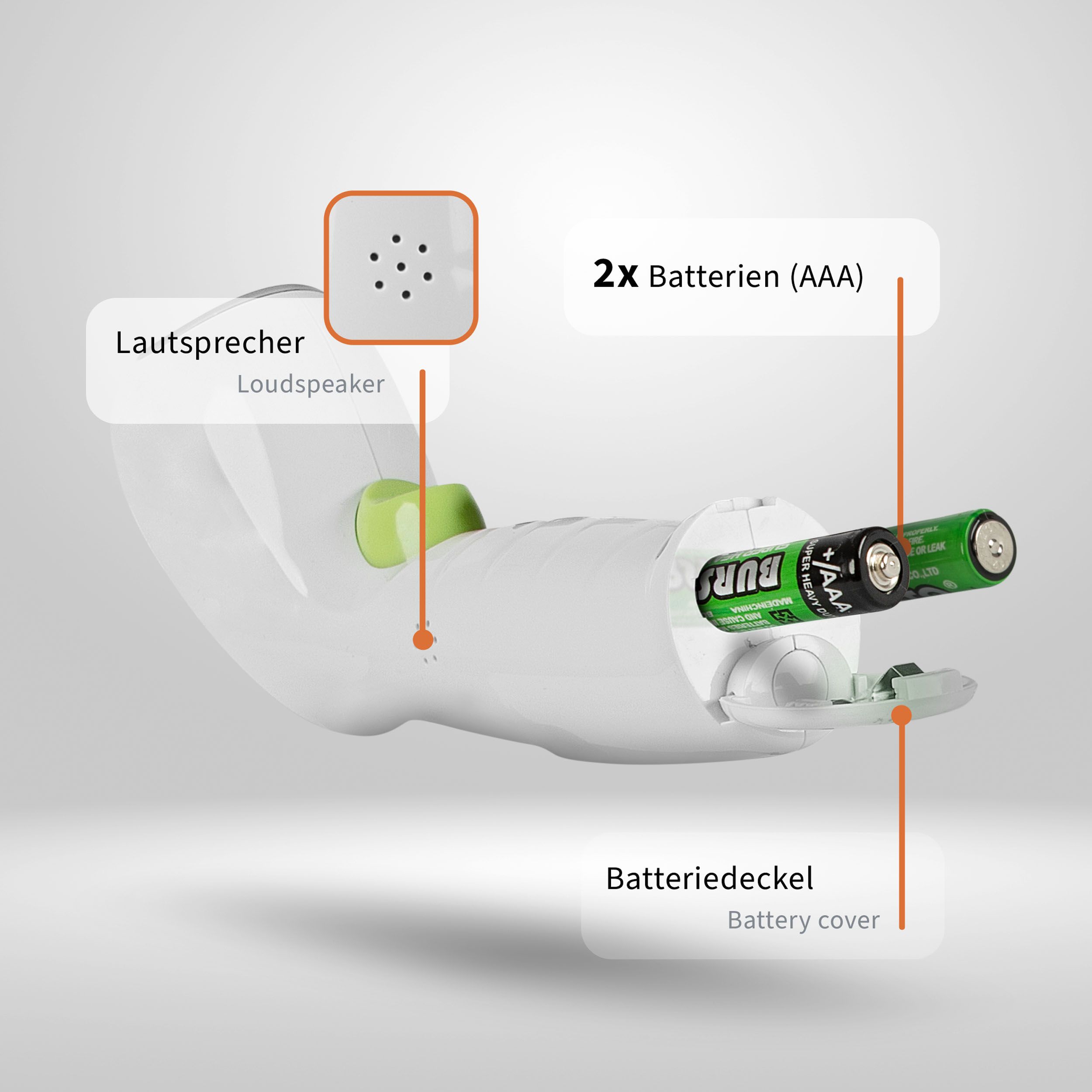 pulox Infrarot 2-in-1 Fieberthermometer Oberflächenthermometer