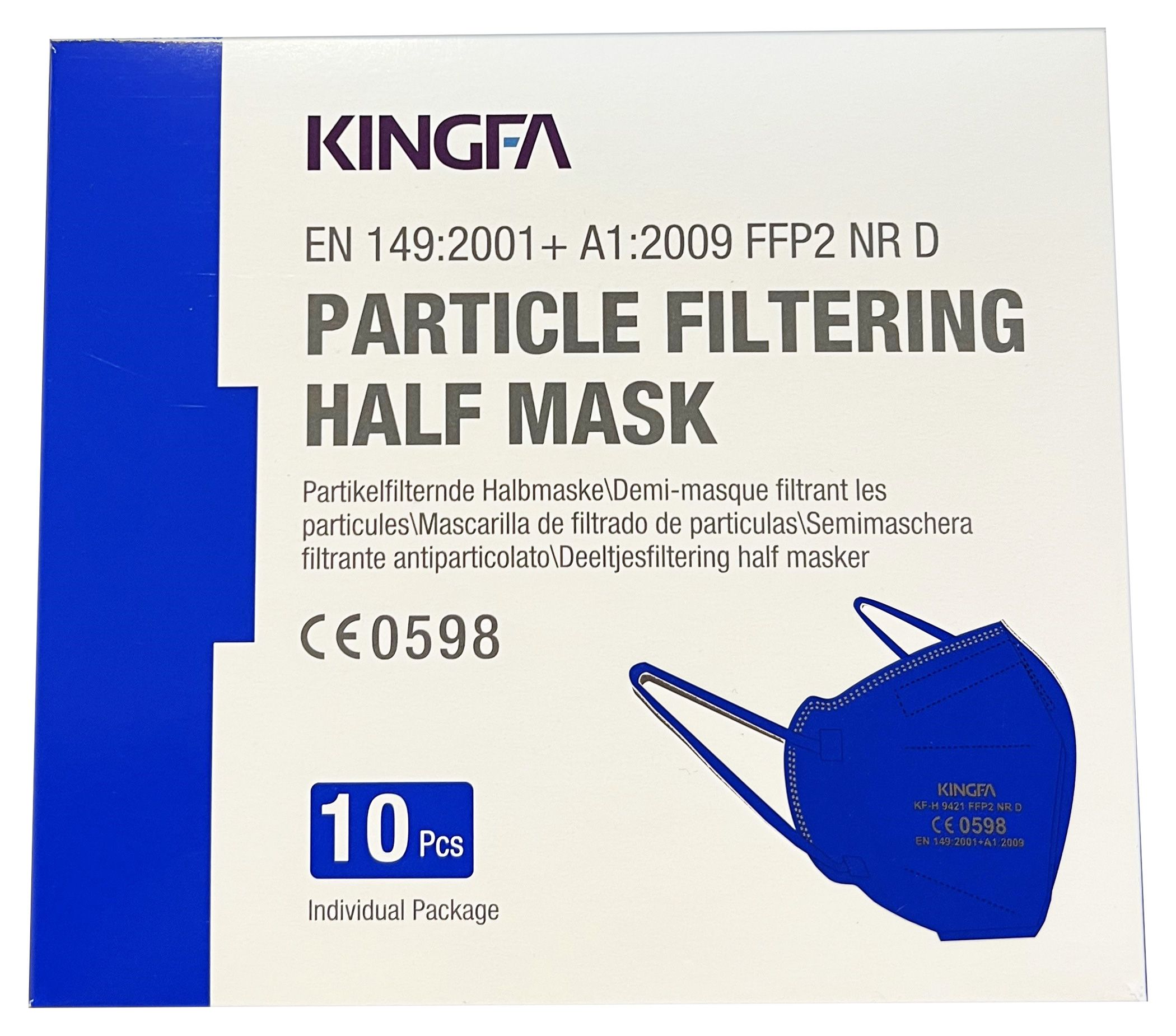 Kingfa Medical FFP2 Maske blau (10 Stück)