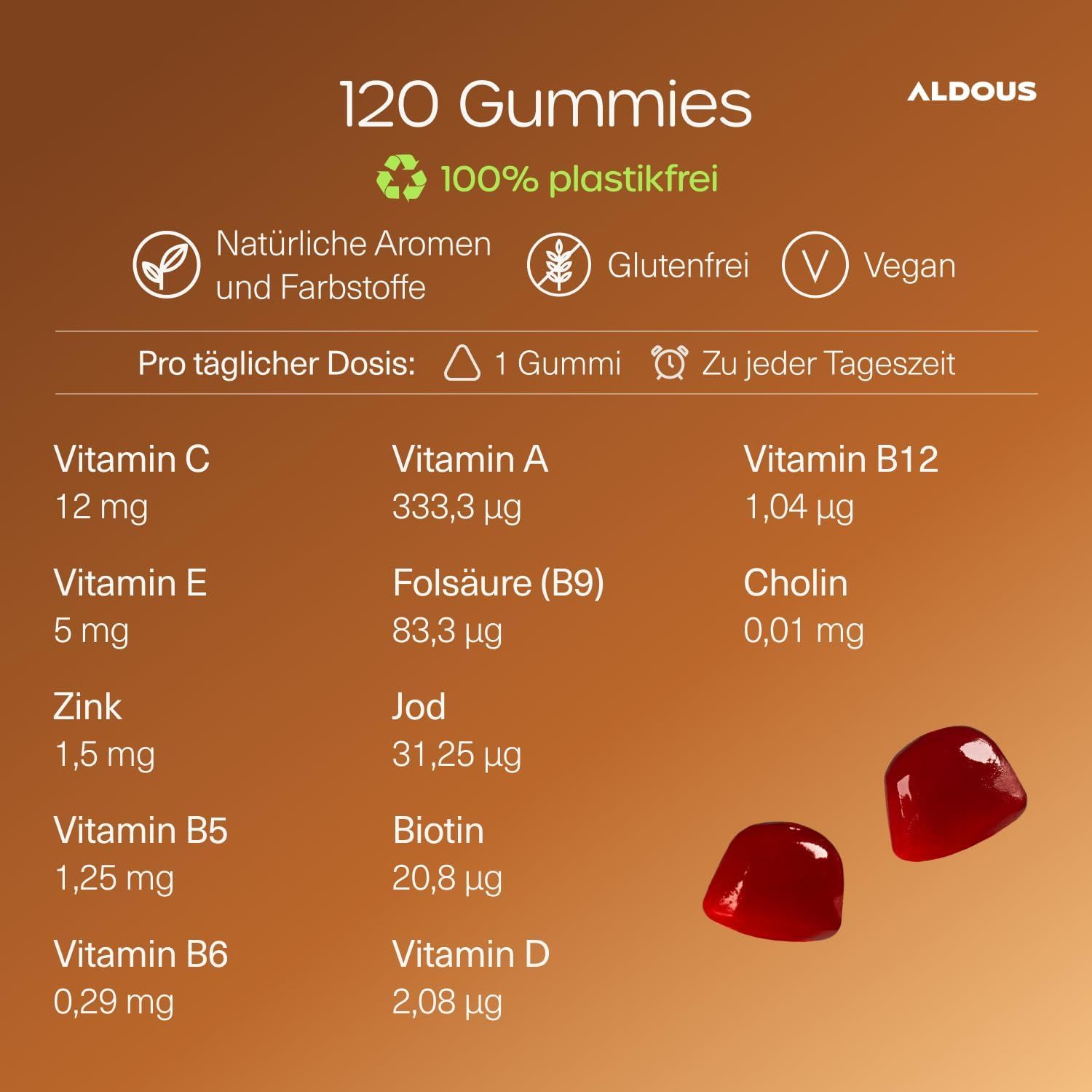 Aldous Multivitamin Gummies für Kinder
