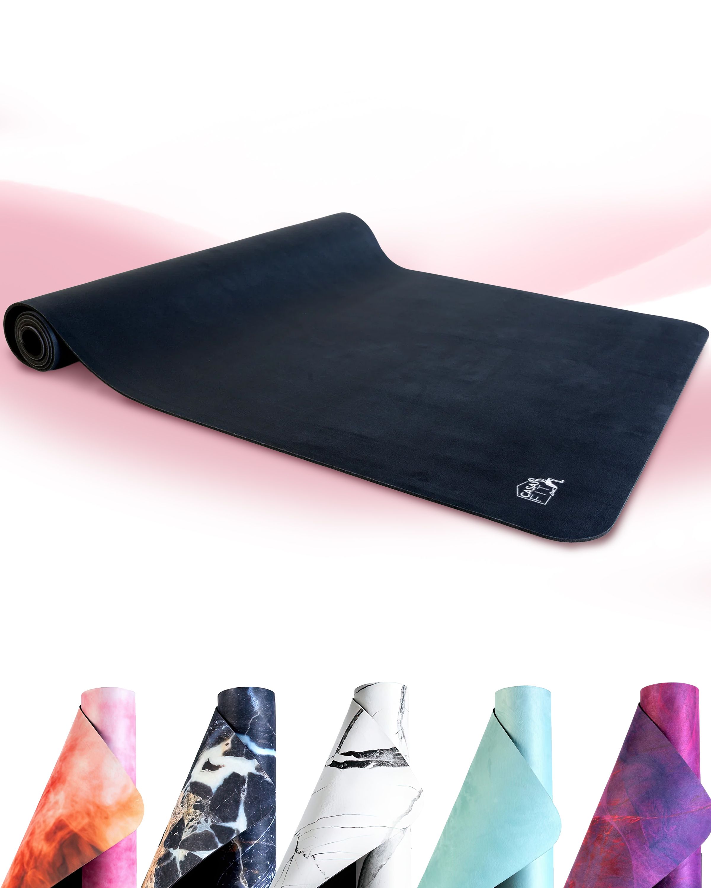 Fitness- & Yogamatte - deep black
