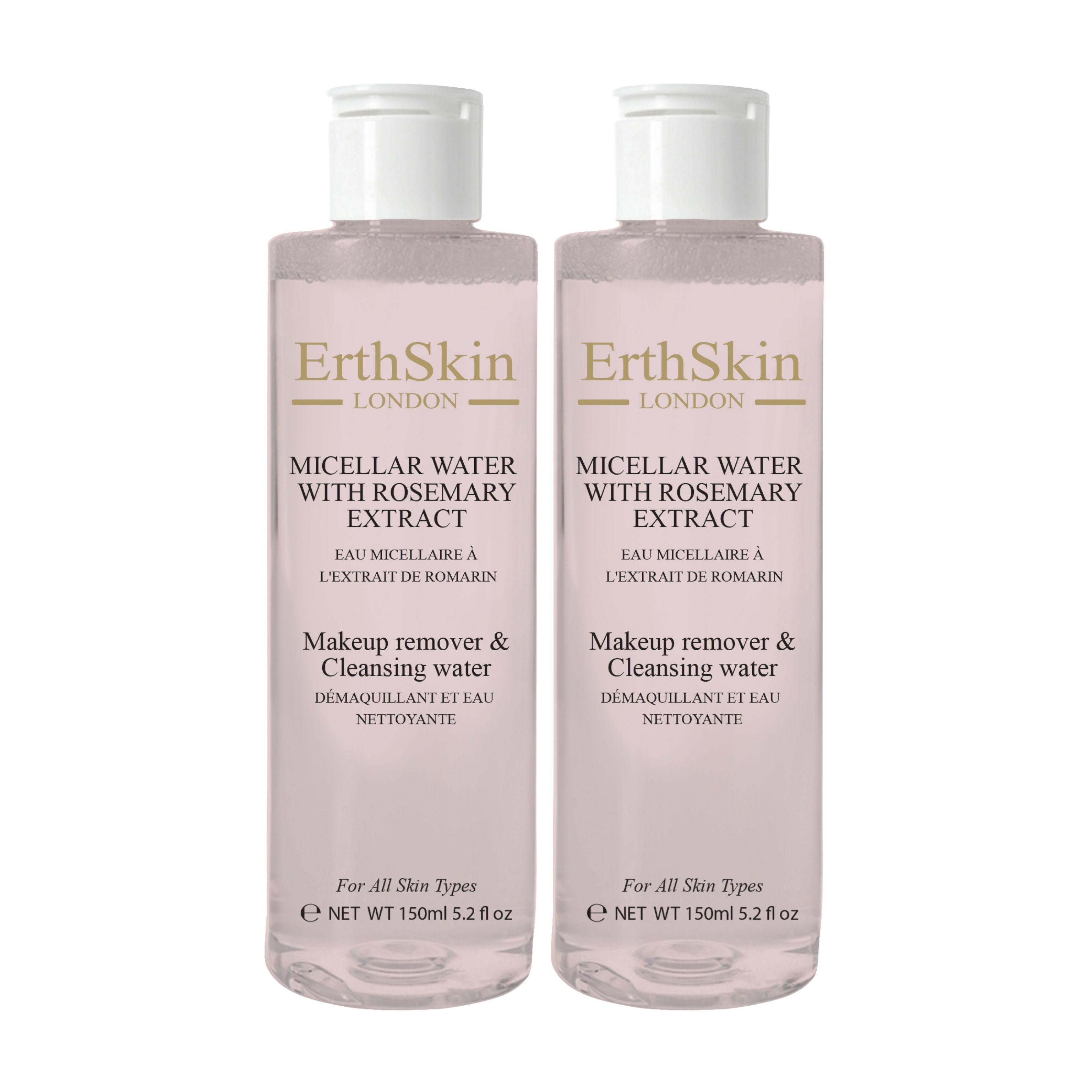 ErthSkin London 2x Mizellenwasser mit Rosmarinextrakt