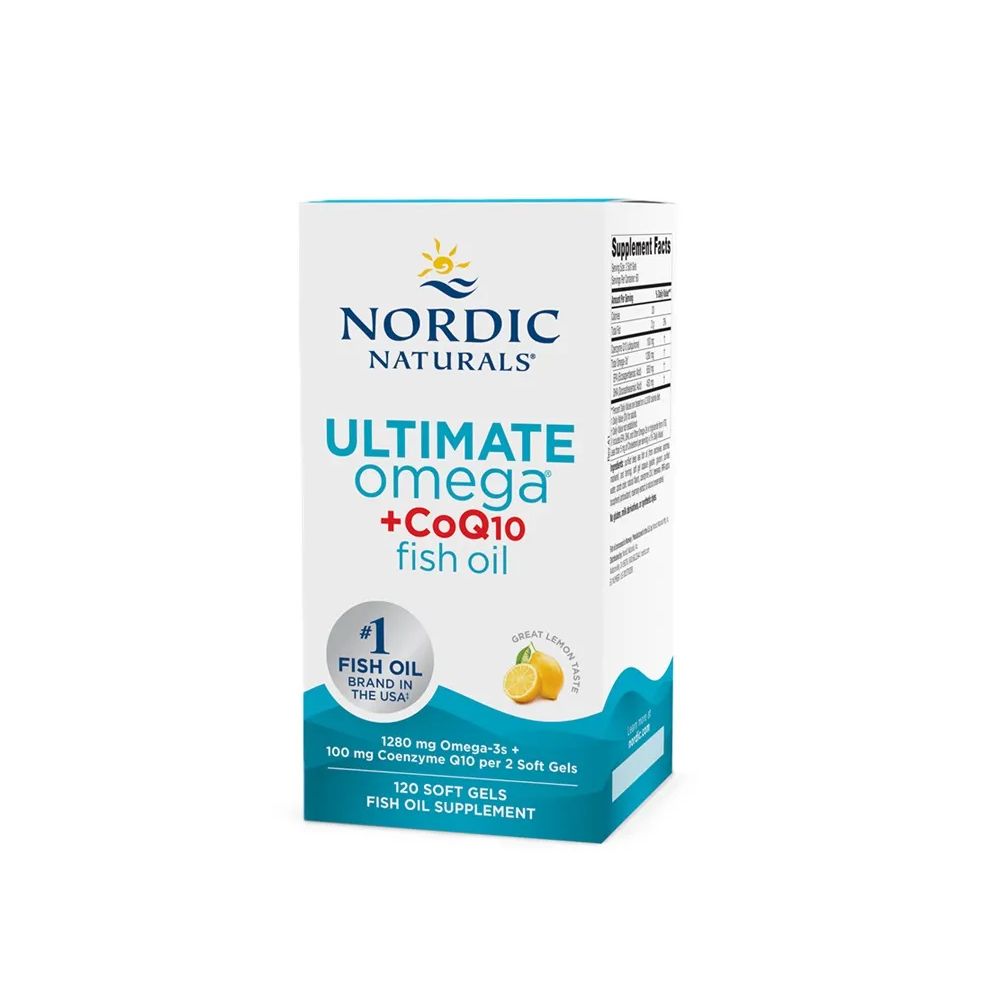 NORDIC NATURALS Ultimate Omega + CoQ10 - 1280 mg Zitrone