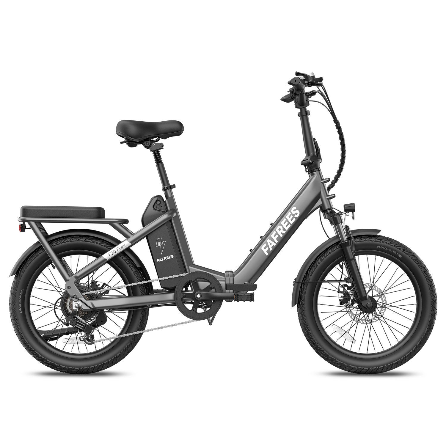 FAFREES F20 Flex Faltbares E-Bike, 25-Ah-Akku (herausnehmbar), 7-Gang-Schaltung