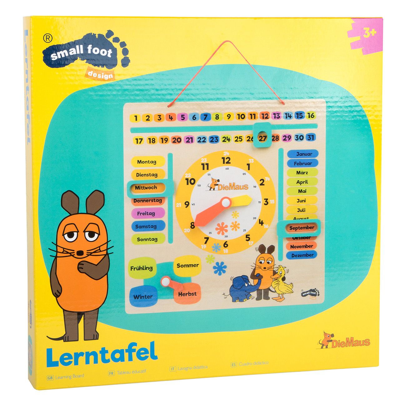 Smallfoot Die Maus Lerntafel 10496 Lernspielzeug