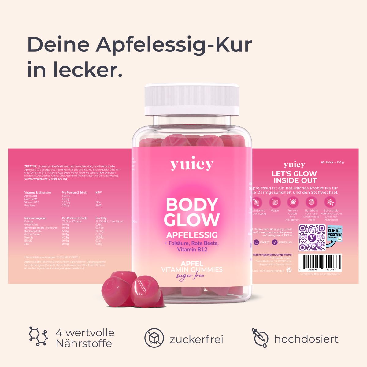 Shape & Tan Vitamin Gummies Duo | yuicy®
