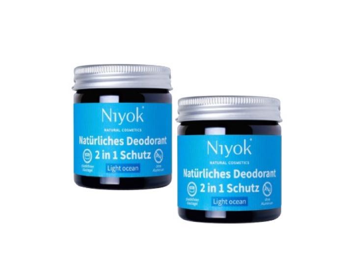 Niyok 2-in-1 Deocreme Deodorant Naturkosmetik Vegan DUO