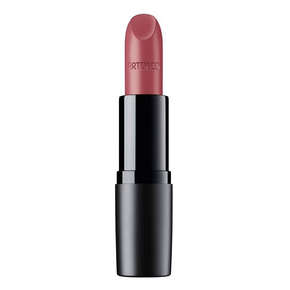 Rosafarbener Lippenstift in schwarzem Stift. Auf dem Stift steht ARTDECO.