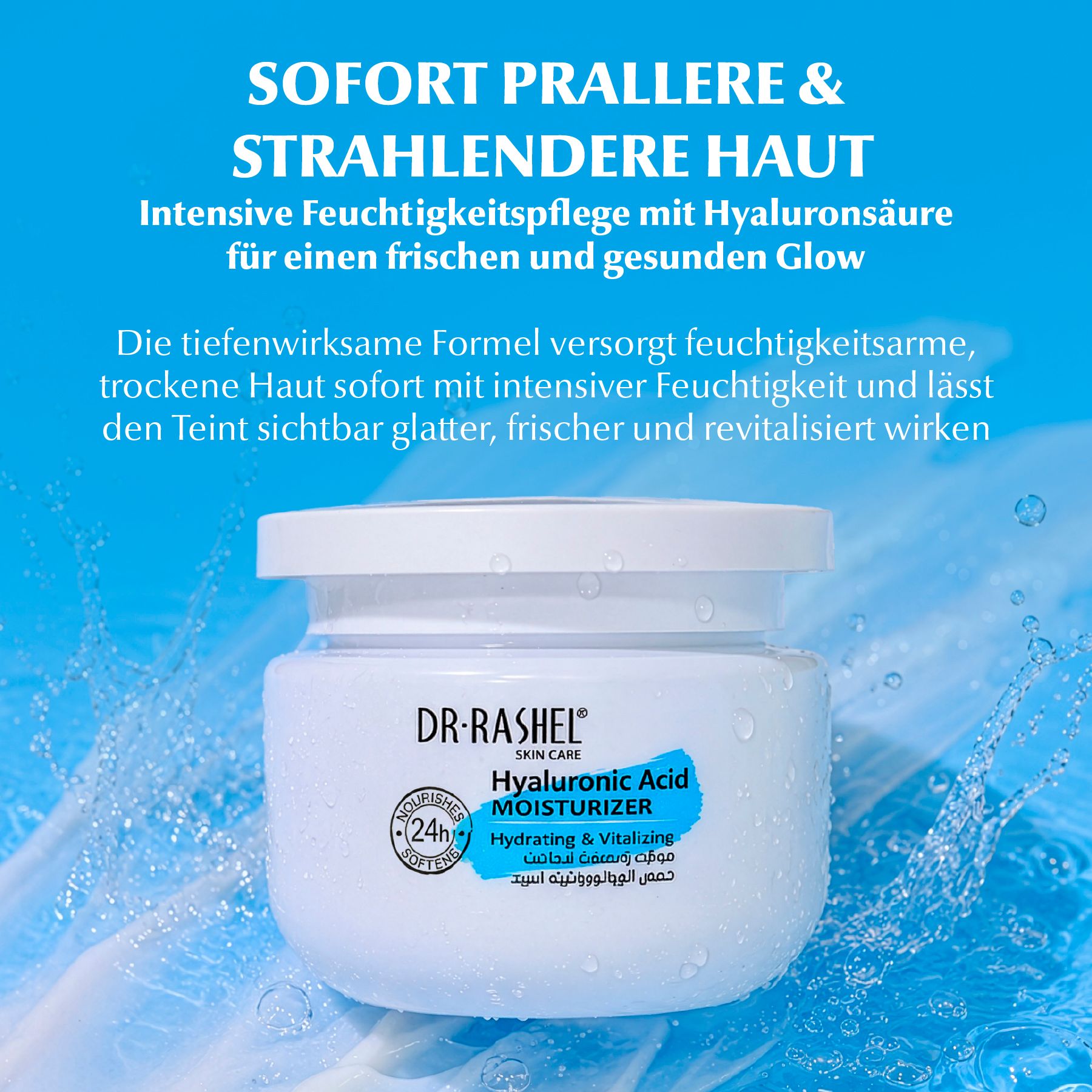 DR.RASHEL Tagescreme Hyaluron Gesichtscreme Hyaluronic Acid Moisturizer