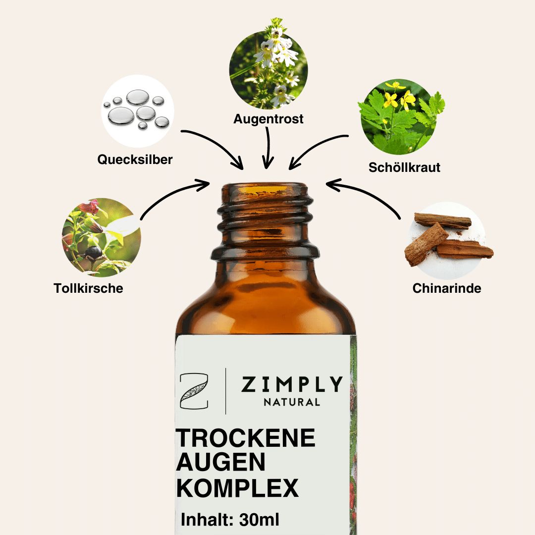 ZIMPLY NATURAL Trockene Augen Komplex Spray