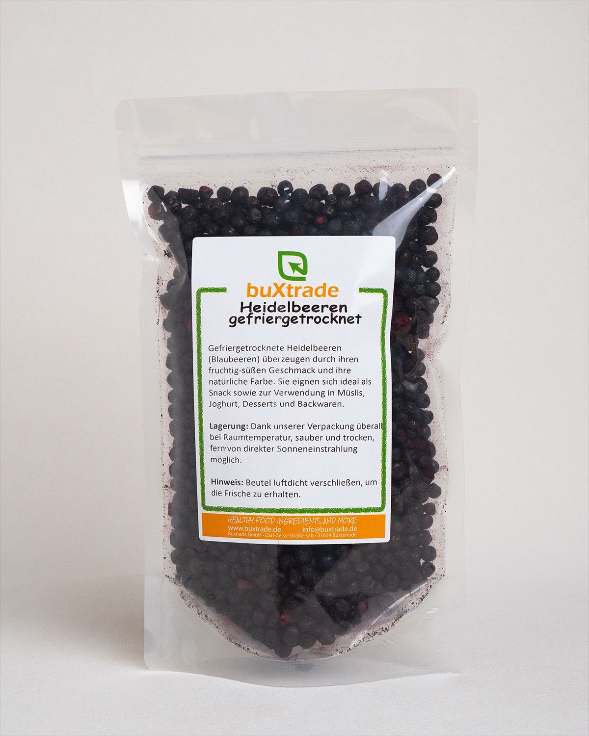buXtrade Gefriergetrocknete Heidelbeeren