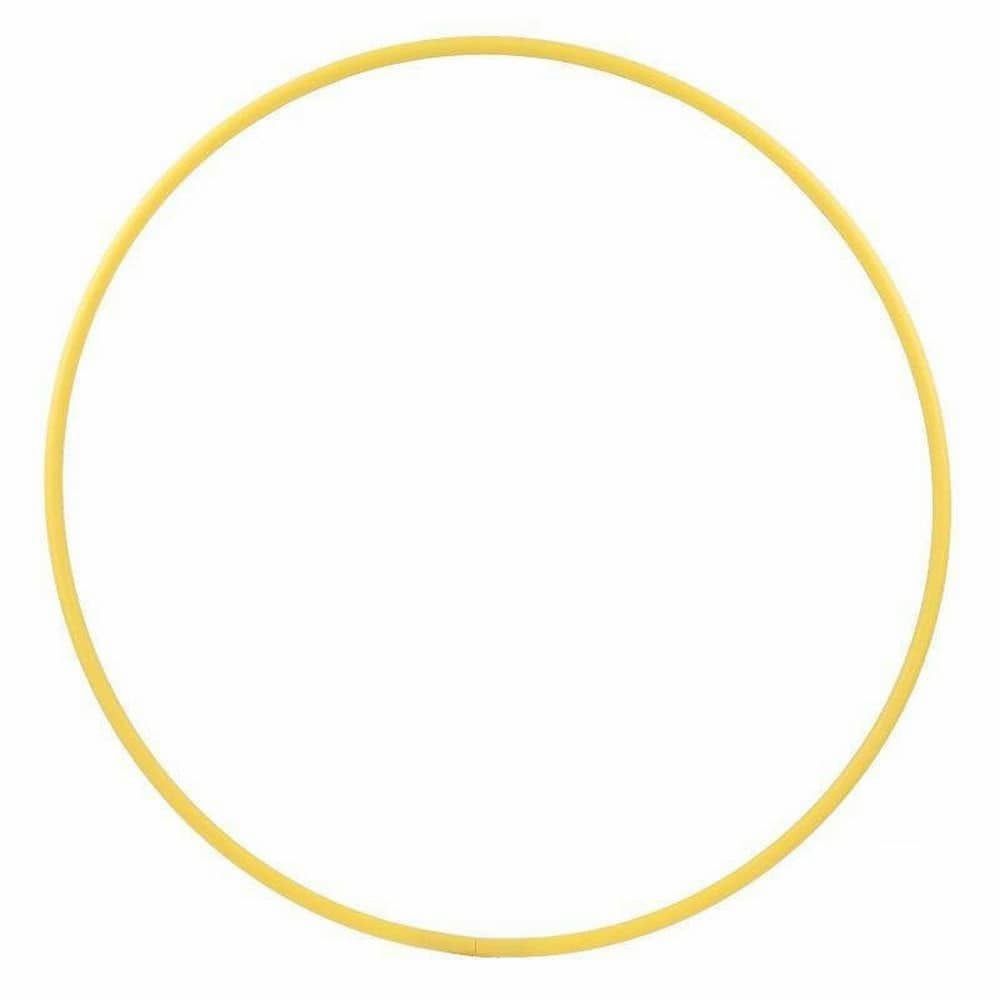 Hoopomania Kinder-Hula-Hoop ohne Deko- und Grip-Tape | Ø 80 cm | Gelb