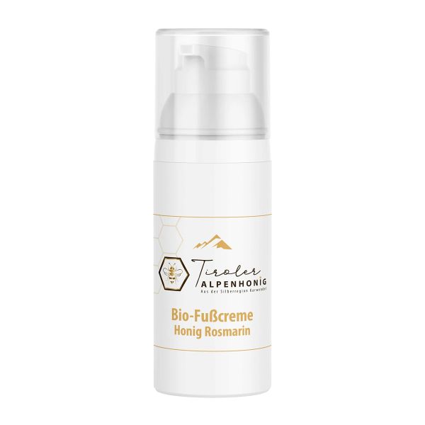 Bio-Fußcreme Honig Rosmarin von Tiroler Alpenhonig