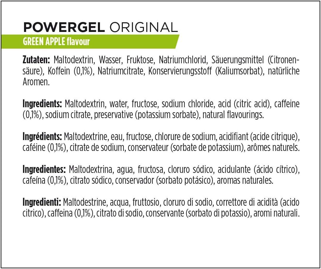 PowerBar PowerGel Original Green Apple
