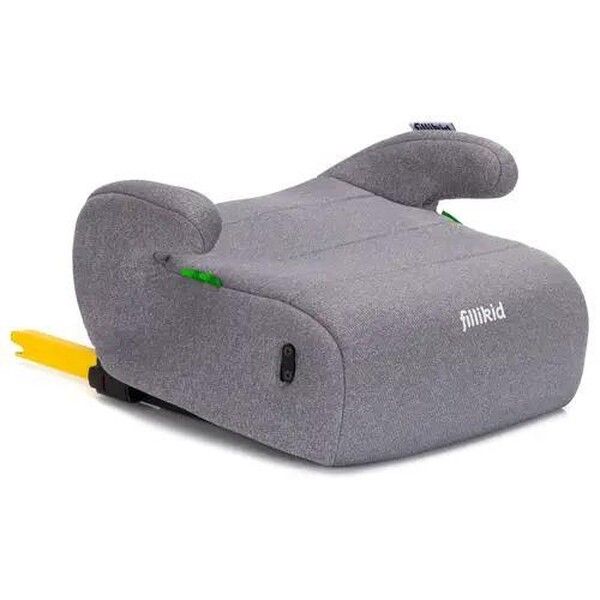 Grauer FILLIKID Ergo fix Kindersitz mit Isofix-Befestigung und Armlehnen.