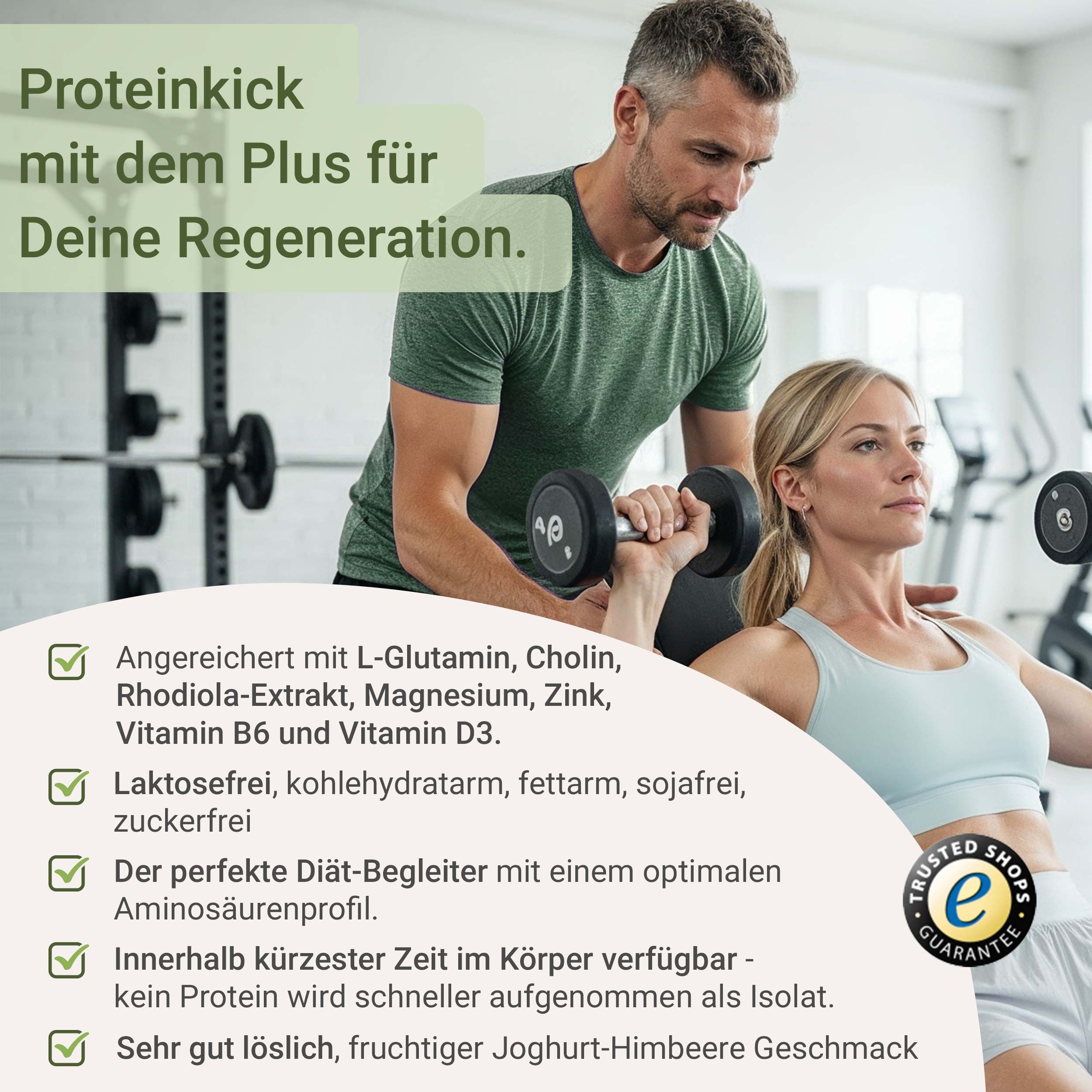 for you Whey Protein Isolate Doppelpack