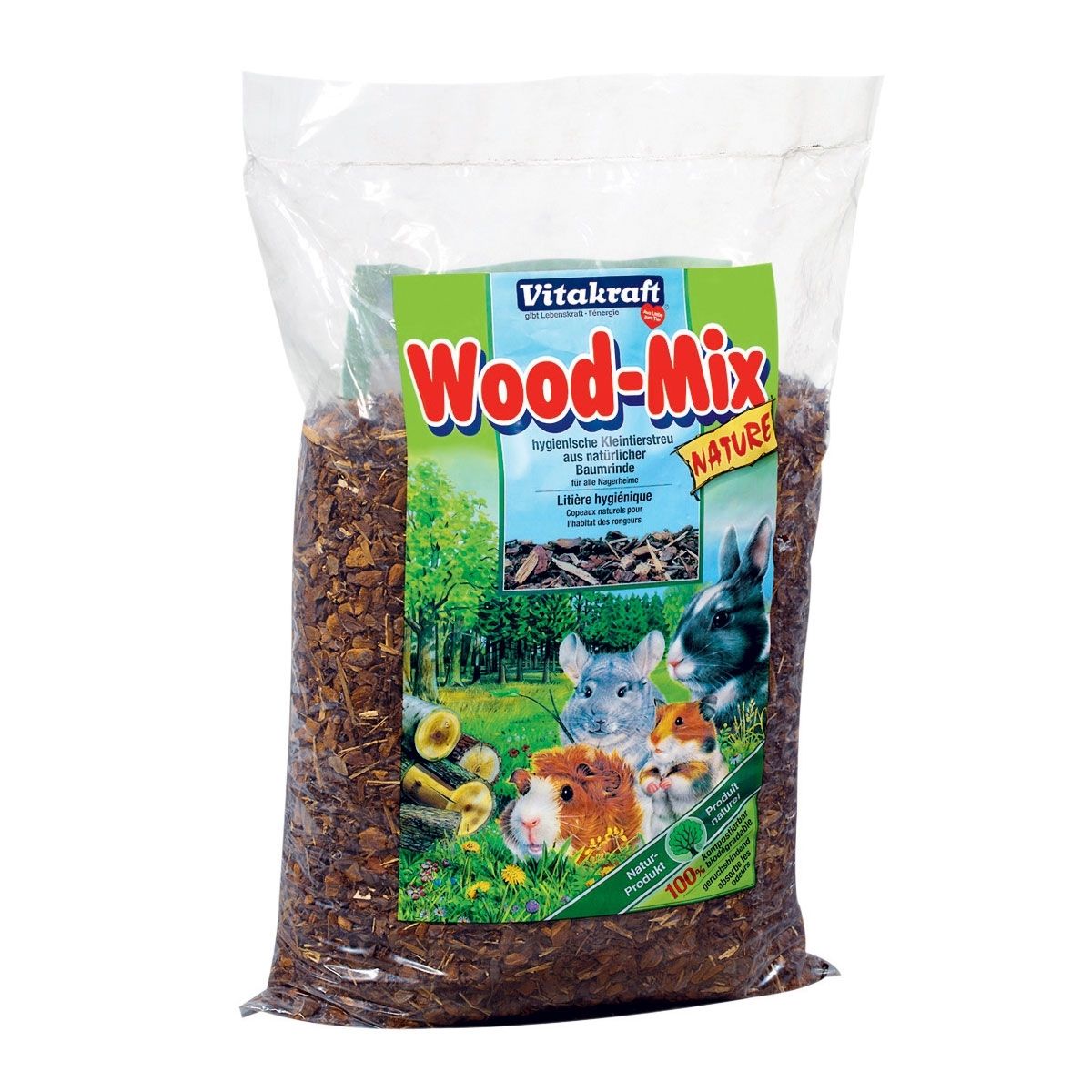 VITAKRAFT Wood-Mix Nature - Einstreu für Nager