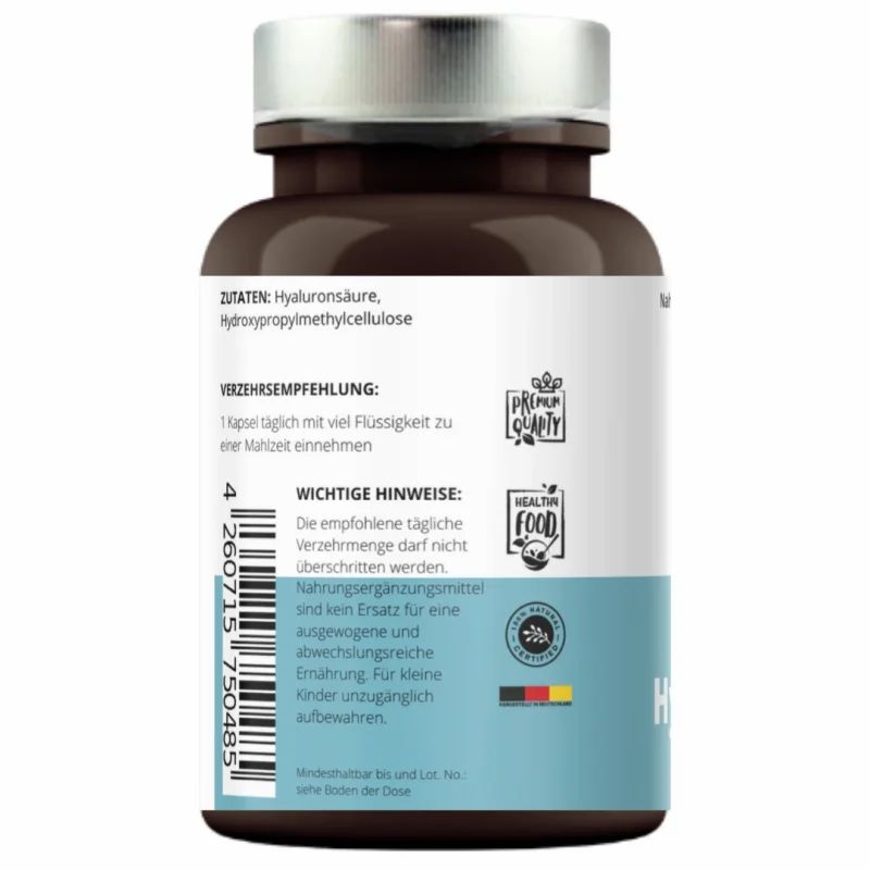 Hyaluron Kapseln von VitaminFuchs
