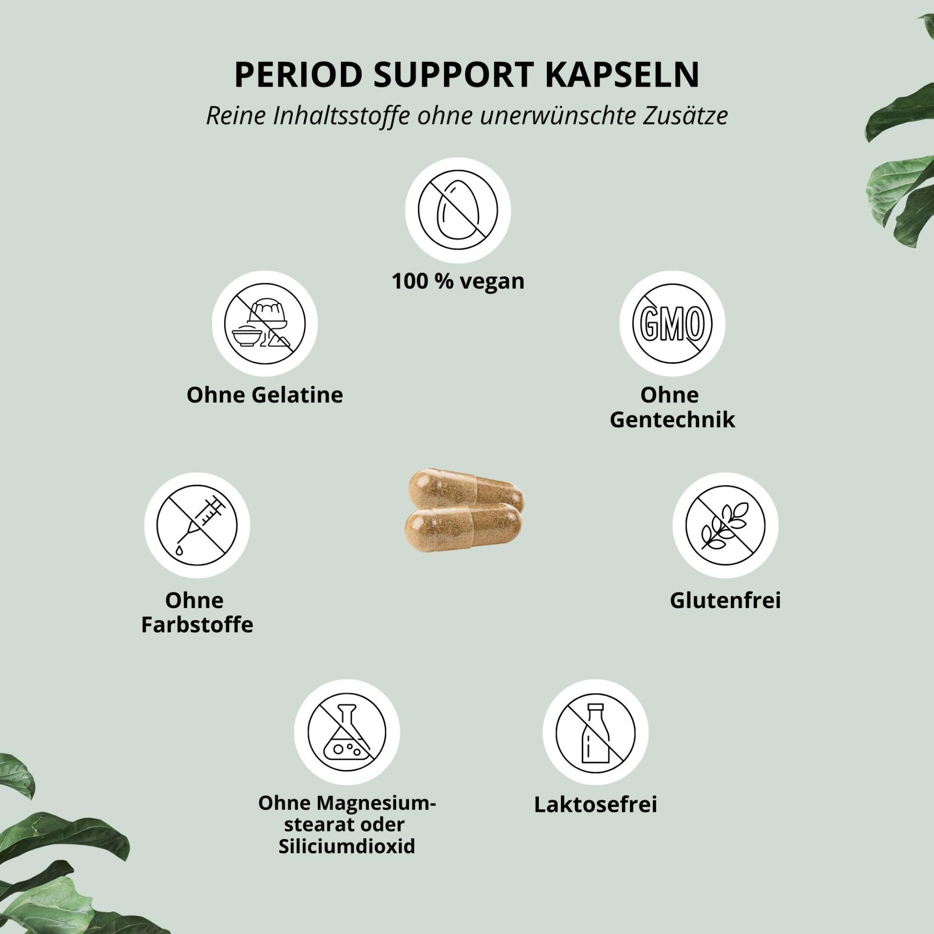 nutri+ Period Support Kapseln für Frauen