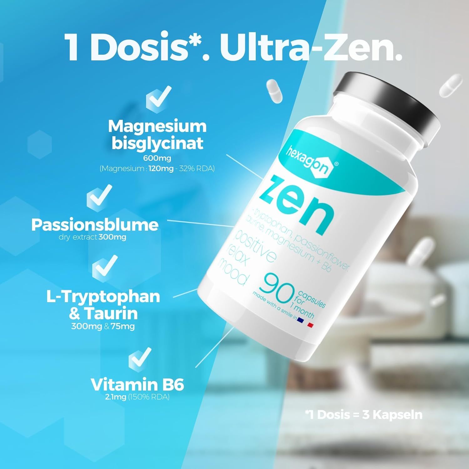Hexagon ZEN - Anti-Stress Kapsel